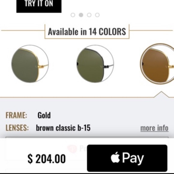 Ray Band Classic aviators (polarized) - Picture 2 of 2